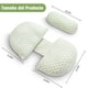 thumbnail image 2 of Almohada de Embarazo, Almohada de Maternidad para Mujeres Embarazadas, con Funda Ajustable, Desmontable y Lavable, Cojín de Apoyo para Vientre, Espalda, Piernas y Caderas (Verde), 2 of 6