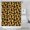 Yellow and Black-1, variant on Yellow and Brown Of Leopard Print Shower Curtain 36"x72" ,Bathroom Decorative Shower Curtains Set with 12 Hooks,Modern Waterproof Washable Shower Curtain