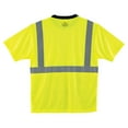 thumbnail image 2 of Ergodyne GloWearÂ® 8289BK Type R Class 2 Black Front T-Shirt, Lime, 5XL, 2 of 2