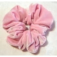 thumbnail image 5 of Penny's Boutique Pink Velvet Hair Scrunchy - Full, 5 of 7