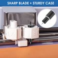 thumbnail image 3 of Deep Cut Blade with Hosing 60 Degree Sharp Deep Point Blade Foam Chipboard Leather Cutting Tool for Cricut Explore Explore One Explore Air Explore Air 2 Explore Air 3, 3 of 10