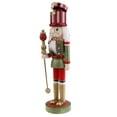 thumbnail image 1 of New Large Wood Soldier Drummer Santa Clause Nutcracker Home Decorative, 1 of 8