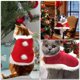 thumbnail image 4 of Disfraz de capa de Navidad NQ para mascotas con campanas S, 4 of 4