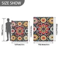 thumbnail image 6 of Yayeee Throw Blanket for Couch Soft Warm 50" x 60" Sofa Chair Bed Decoration, Colorful Floral Pattern, 6 of 7