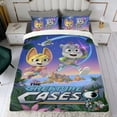 thumbnail image 4 of Cartoon 3 Piece Bedding Set The Creature Cases Comforter Set Cute Duvet Cover Sets Super Soft Girls Bedding Set Kids Bedroom Gifts,1 Duvet Cover with 2 Pillowcases Twin, 4 of 6