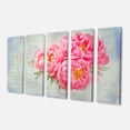 thumbnail image 3 of Design Art - Pivoines Roses dans un Vase Blanc, 3 of 3