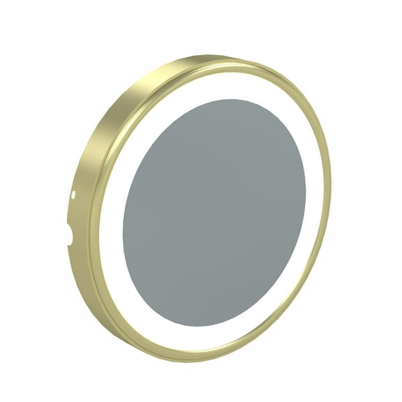 Aptations Optional Lens for Neo Modern LED Mirror - 7x Magnification Lens | Replacement Lens Only - Frameless Bathroom & Makeup Mirror (Brushed Brass)