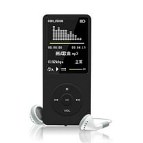 Qonioi MP3 MP4 Music Player 70 Hours, Lossless Sound FM Recorder Card 128GB, Portable Audio Player Device