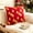 Red, variant on ‌Christmas Throw Pillow Covers - Red & Gold Snowflake Design,18X18in,Decorative Holiday Cushion Cases for Sofa,Couch,Winter Home Decor‌