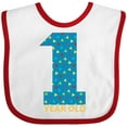 thumbnail image 3 of Inktastic First Birthday-1 Year Old Boys or Girls Baby Bib, 3 of 4