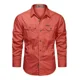thumbnail image 1 of A Camisa Cargo Militar Con Botones De Manga Larga For Hombre, 1 of 2