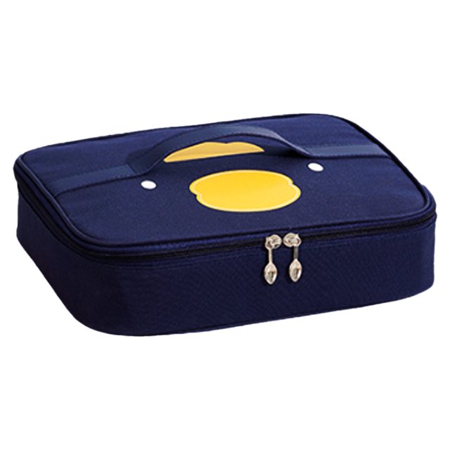 Bolsa de almuerzo con diseño de pato en 3D, tipo bento, reutilizable, aislante, para oficina, trabajo, viajes, picnic