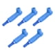 thumbnail image 1 of Herramienta de cambio rápido de aceite de freno de coche, purgador de líquido de aire, herramienta de purga automática, conector para automóviles, camiones, vehículos de construcción, útil (azul) (5, 1 of 5