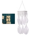 thumbnail image 3 of Decoración De Pared De Plumas Para Guardería, Colgante De Pared Led Exótico, Colgantes De Plumas De Pared Simples, Adorno Led Bohemio Hecho A Mano Para Dormitorio, Sala De Estar Y Hogar matsuzay HA014000-00, 3 of 7