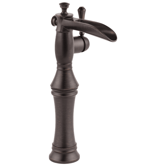 Delta Cassidy Single Handle Channel Vessel Bathroom Faucet Bronze