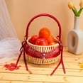 thumbnail image 5 of Elegant Flower Petal Shape Basket for Wedding Flower Girls Portable Decorative Accessory Event Decoration, 5 of 8