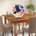 thumbnail image 5 of ZXCXRQFa Clock Watercolor Black Bird Wall Clock Vintage Battery Operated Silent Non Ticking Round Wooden Wall Clocks Decorative for Kitchen Living Room Bedroom Office Garden Outdoor 10 Inch, 5 of 7