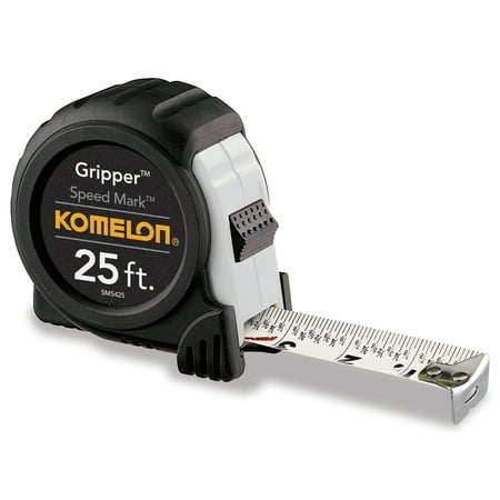 Komelon SM5425 25ft Speedmark Gripper Tape Measure