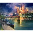 thumbnail image 2 of DIY pintura al óleo por números Notre Dame de Paris cuadro pintado a mano Kit de decoración del hogar Likrtyny decoración de arte, 2 of 9