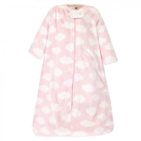 UPC: 0660168595758 | Hudson Baby Infant Girl Plush Sleeping Bag Sack Blanket Pink Clouds 18-24 Months