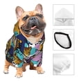 thumbnail image 3 of Fotbe Retro Panther Sudadera con Estampado para Perros Pequeños – Suéter con Capucha para Mascotas, Tela Suave de Forro Polar con Bolsillo-X-Small, 3 of 7