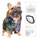 thumbnail image 3 of Fotbe Retro Panther Sudadera con Estampado para Perros Pequeños – Suéter con Capucha para Mascotas, Tela Suave de Forro Polar con Bolsillo-Large, 3 of 7