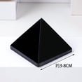 thumbnail image 4 of Granjero Gordo 2 torres de obsidiana natural, 7 x 7 cm, torre de cristal de cuatro lados, decoración para el hogar y la sala de estar, 4 of 4