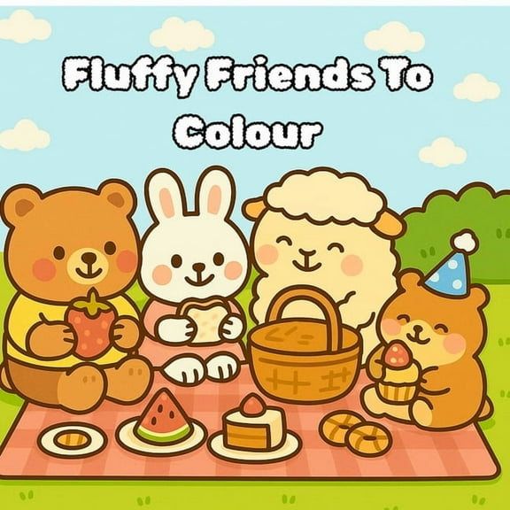 Fluffy Friends To Colour: Colouring Book for Early Learners, (Paperback)