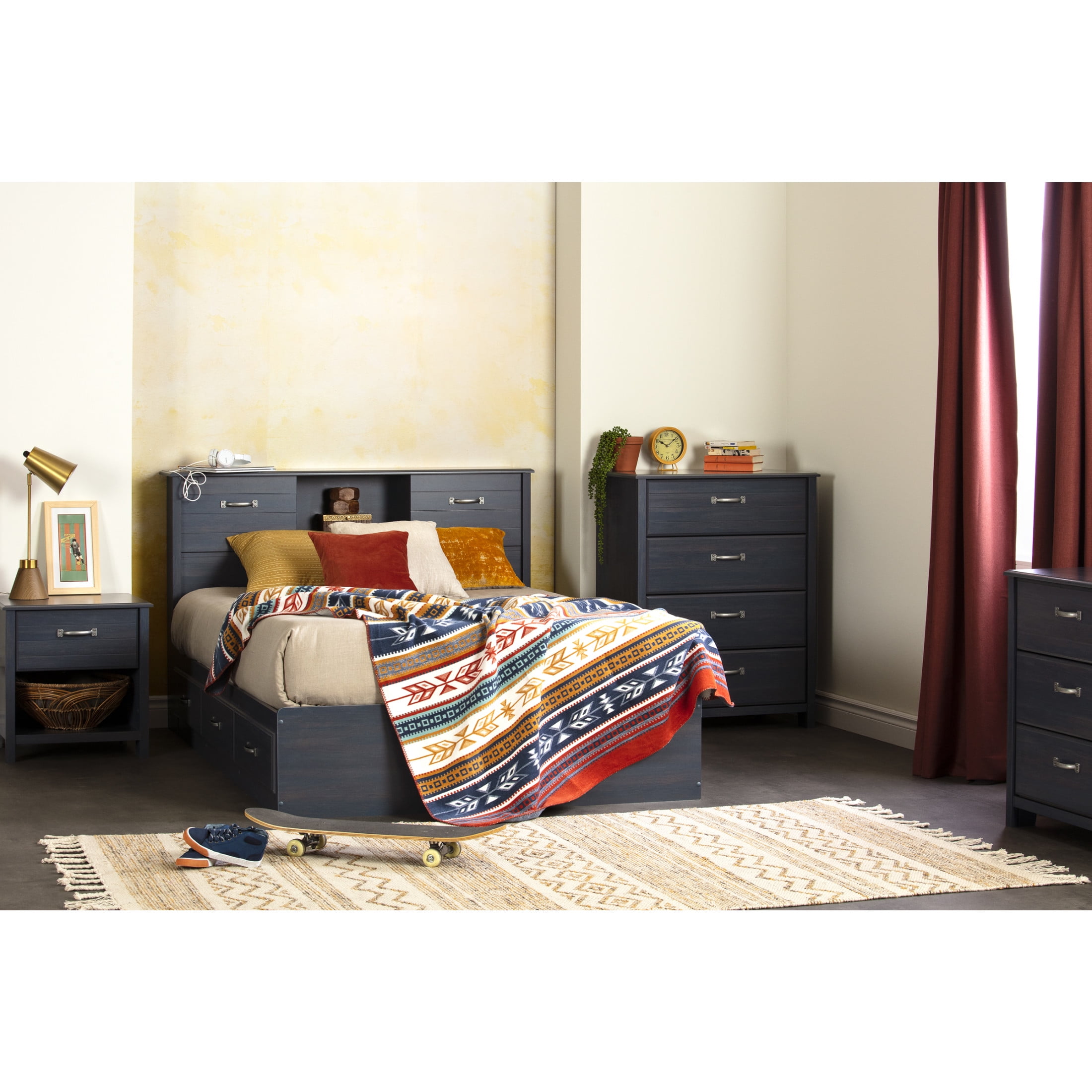 South Shore Asten, Traditional Chest,  Blue