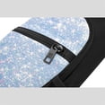 thumbnail image 5 of Rocae White Bule Glitter for Sling Bag Chest Shoulder Backpack Crossbody Bags Casual Daypack for Men Women, 5 of 5