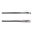 thumbnail image 2 of Black Box Slim-Net - Patch cable - RJ-45 (M) to RJ-45 (M) - 15 ft - UTP - CAT 6 - booted, molded, stranded - black, 2 of 2