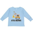 thumbnail image 3 of Inktastic Little Brother Construction Truck Boys Boys Long Sleeve Toddler T-Shirt, 3 of 5