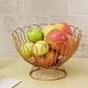 thumbnail image 5 of Cesta de fruta creativa de alambre de hierro, cuencos para almacenar frutas para la encimera de la cocina y el hogar. Dorado, 5 of 7