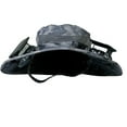 thumbnail image 2 of Outdoor Wide Brim Sun Hat with 2 Solar Fan Sun Bucket Hat for Men Women UPF 50+ Bucket Fishing & Beach Hat with Fan Built in 3 Wind Speeds Dark Grey Ink, 2 of 12