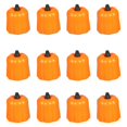 thumbnail image 2 of Orange Pumpkin Tea Light for Halloween Party Decor 12Pcs Flameless Candles, 2 of 5