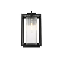 Elegant Lighting Ludlow 10 Inch Outdoor Wall Sconce In Black