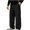 Black men's cargo pants loose fit a1, variant on BRELIL Men's Cargo Pants Loose Fit Wide Leg Drawstring Casual Streetwear Activewear Quick Dry Joggers Workout Hiking Trousers Solid Fall Fashion, Black L
