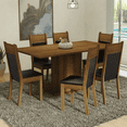 thumbnail image 2 of Juego de Comedor Mesa con 6 Sillas Madesa Augusta Marrón/Negro, 2 of 11