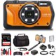 thumbnail image 1 of Ricoh WG-6 Waterproof Digital Camera (Orange) + 64GB Extreme Pro SD Card + Small Case + Selfie Stick + Memory Card Wallet + SD Card Reader + 6Ave Cleaning Kit Ricoh 3853_AG1_G1, 1 of 7