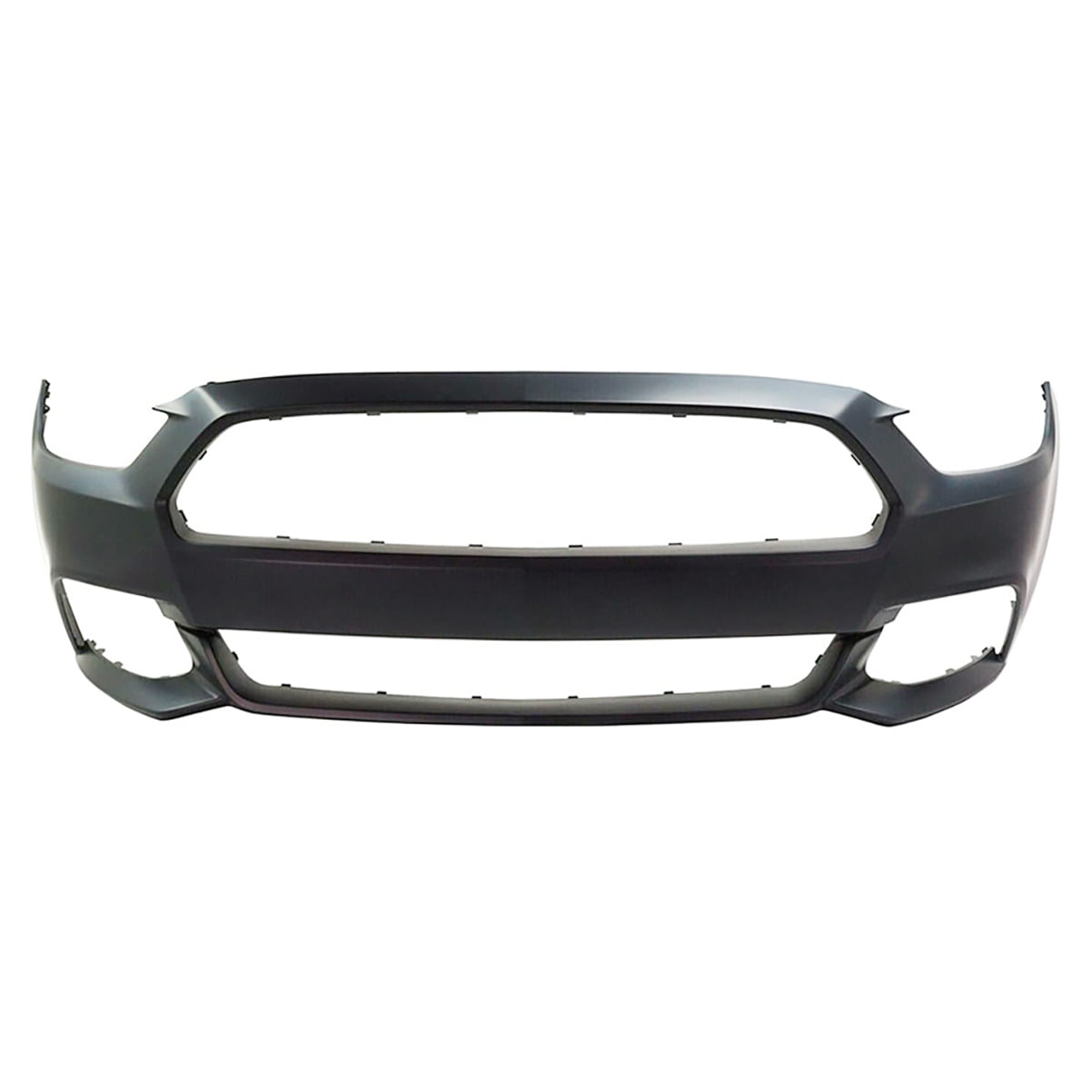 Fit for Ford Mustang (2015-2017) Unpainted Front Bumper without Parking Aid Sensor Holes