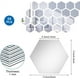 thumbnail image 2 of de 24 espejos acrílicos de pared, azulejos de espejo, autoadhesivos, espejo adhesivo DIY, espejo para pegar, espejo hexagonal, autoadhesivo para sala de estar,, 2 of 7