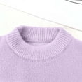 thumbnail image 6 of Zorckvet Baby Girl Clothes Knitted Sweater Crewneck Long Sleeve Tops Comfy Pullover Winter Clothes, 6 of 7
