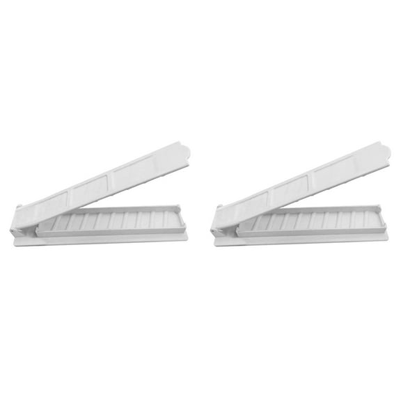 2X Single Row Kebab Maker BBQ Meat Skewer Machine Reusable - White