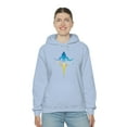 thumbnail image 6 of Blue/Yellow Cross Hoodie, 6 of 9
