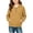 Yellow, variant on asjyhkr Girls Knitted Hoodies Long Sleeve Pullover Ribbed Soft Comfy Everyday Wear Teens 1/4 Button Fall Fashion Tops(14-15 Years,Yellow)