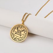 TEAMER Protection Secret Seal of Solomon Jewelry Wealth Fortune Amulet Pendant Necklace
