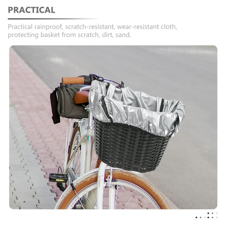 2 Pcs Basket Rain Cover Hamper Bike Guard Travel Accesories Accessories Oxford Cloth Walmart