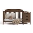 thumbnail image 4 of Graco Benton 4-in-1 Convertible Baby Crib and Changer, Hazelnut, 4 of 13