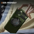 thumbnail image 5 of Allytech Case for iPhone 11 Pro - 360° Rotatable Magnetic Ring Stand - Compatible with MagSafe - Military-Grade Protection - Anti-Scratch & Anti-Fingerprint - Slim Fit Cover (Darkgreen), 5 of 11