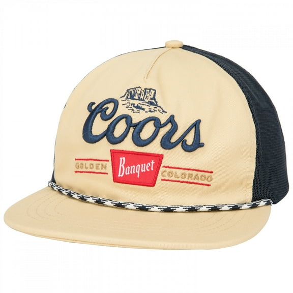 Coors Golden Banquet Plateau Snapback Rope Hat